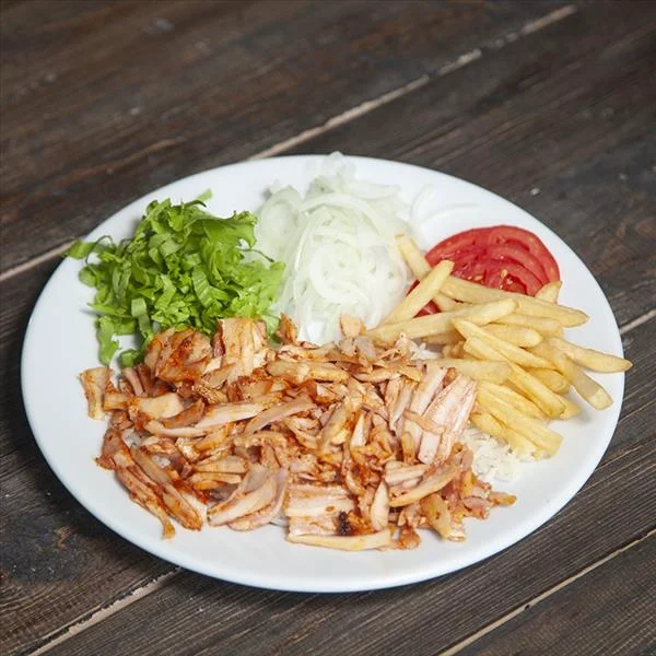 Doner Chicken on Plate