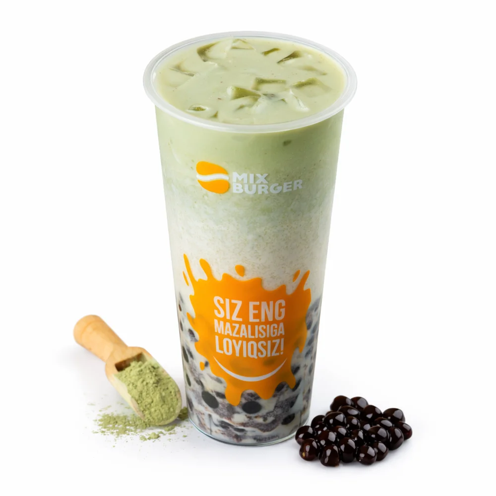 Babl ti Matcha va tapioka