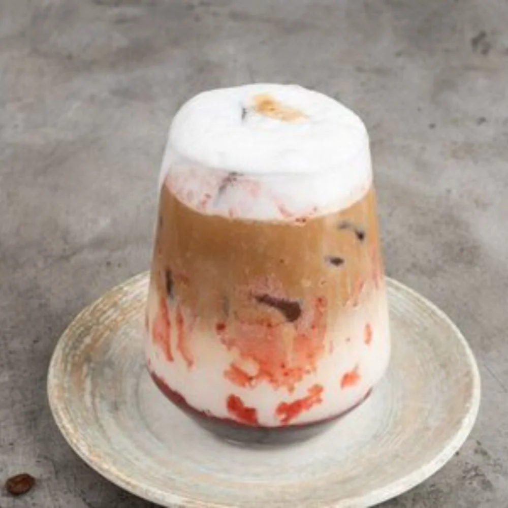 Ice latte клубника