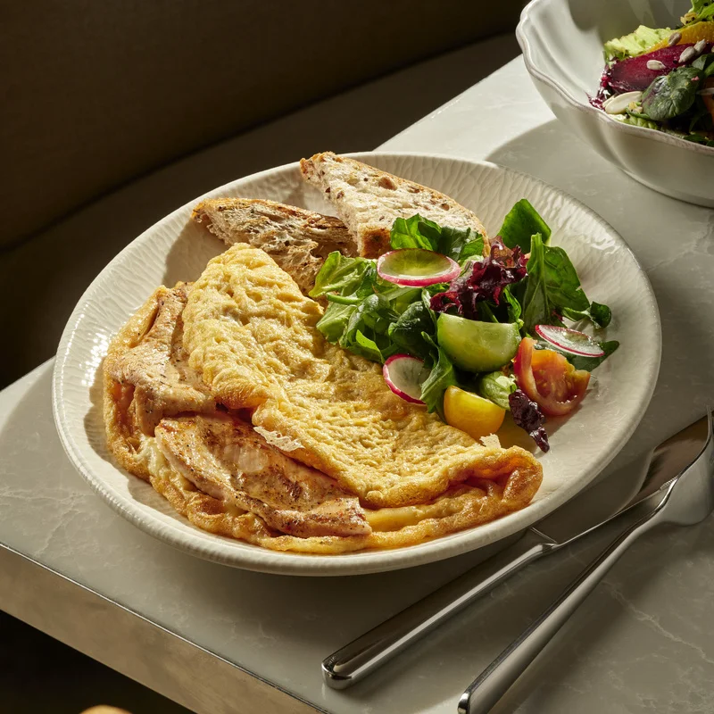 Tovuqli omlet