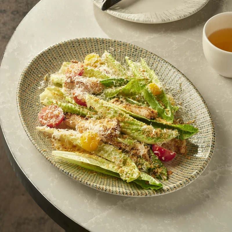 Caesar with Romaine