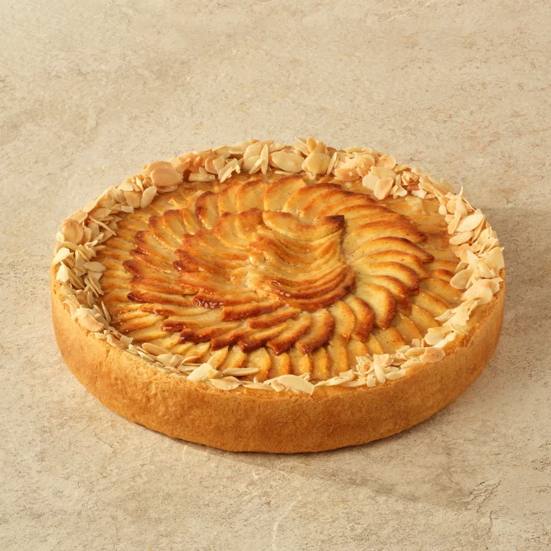 Pirog "Olma va smetanali" (dumaloq)