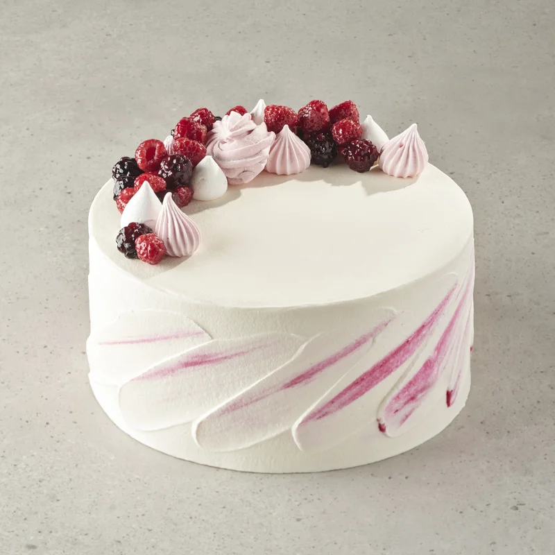 Beze qo‘shilgan mevali tort (mini)