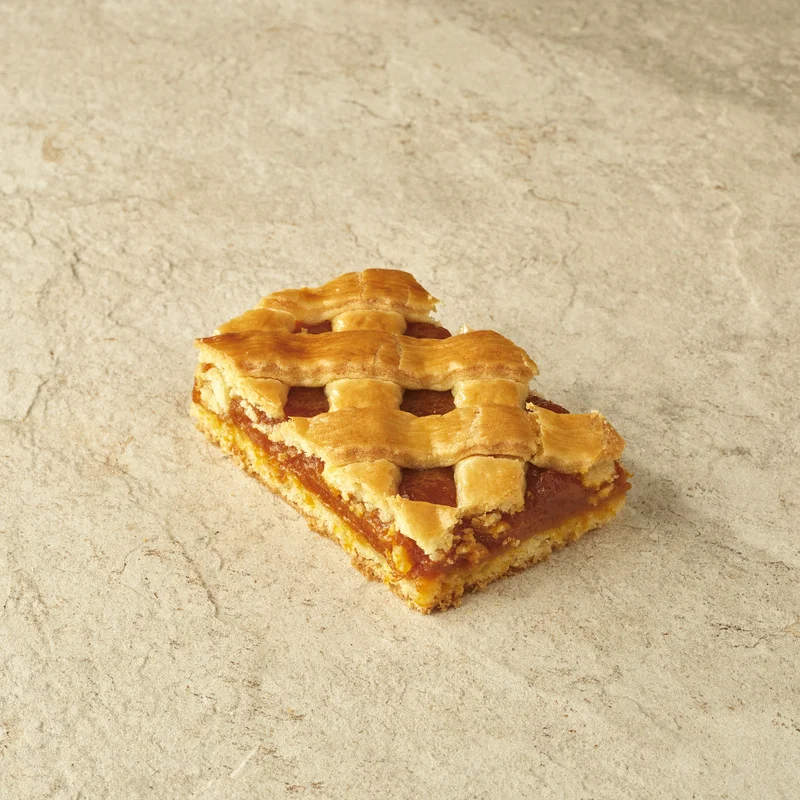 Dried apricot pie (piece)