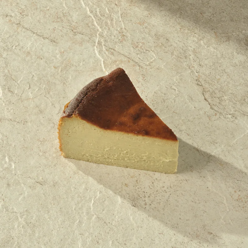 Pistachio San Sebastián Cheesecake (piece)