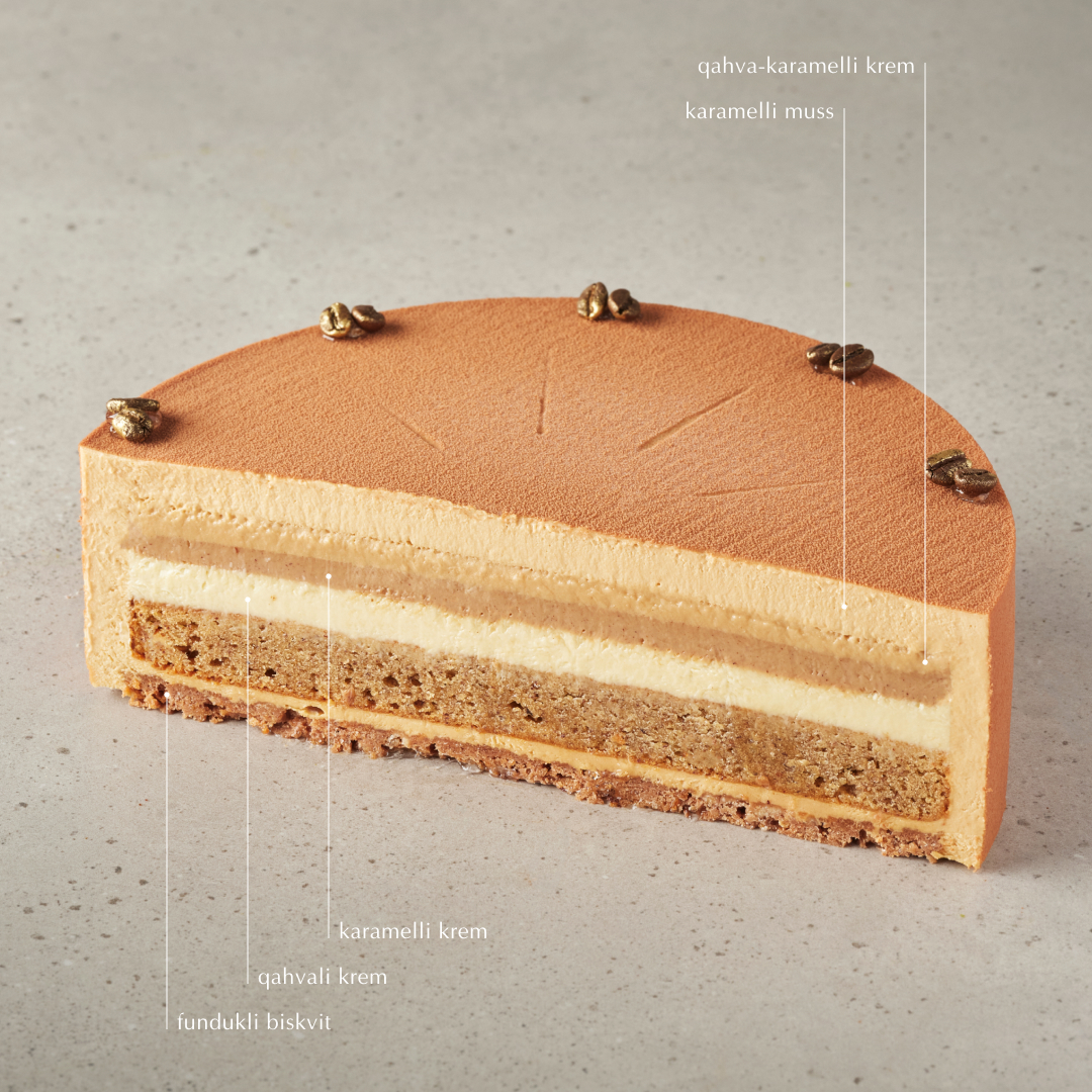 Tort "Kapuchino-karamel" — 3