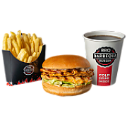 COMBO#4  BBQ Chicken burger