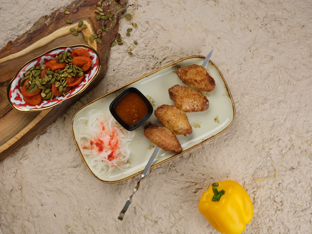 Tovuq Qanotidan Kabob