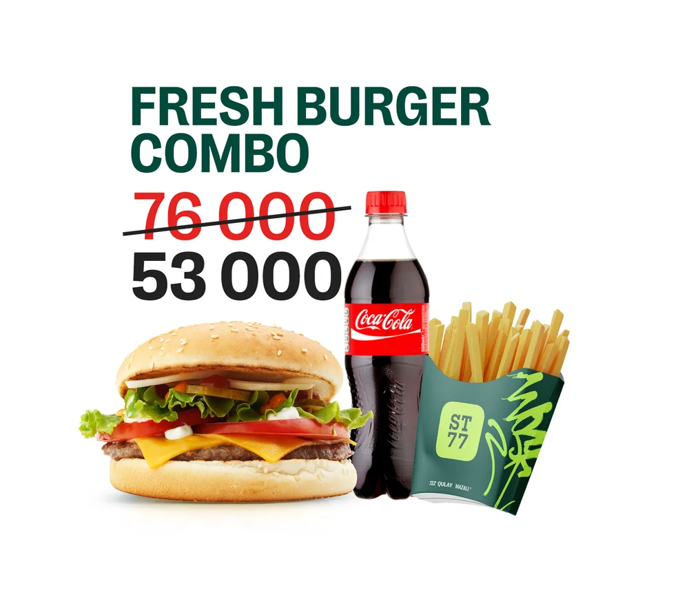FRESH BURGER COMBO