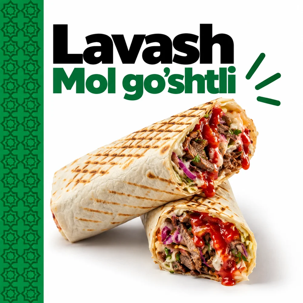 Lavash mol go'shti katta