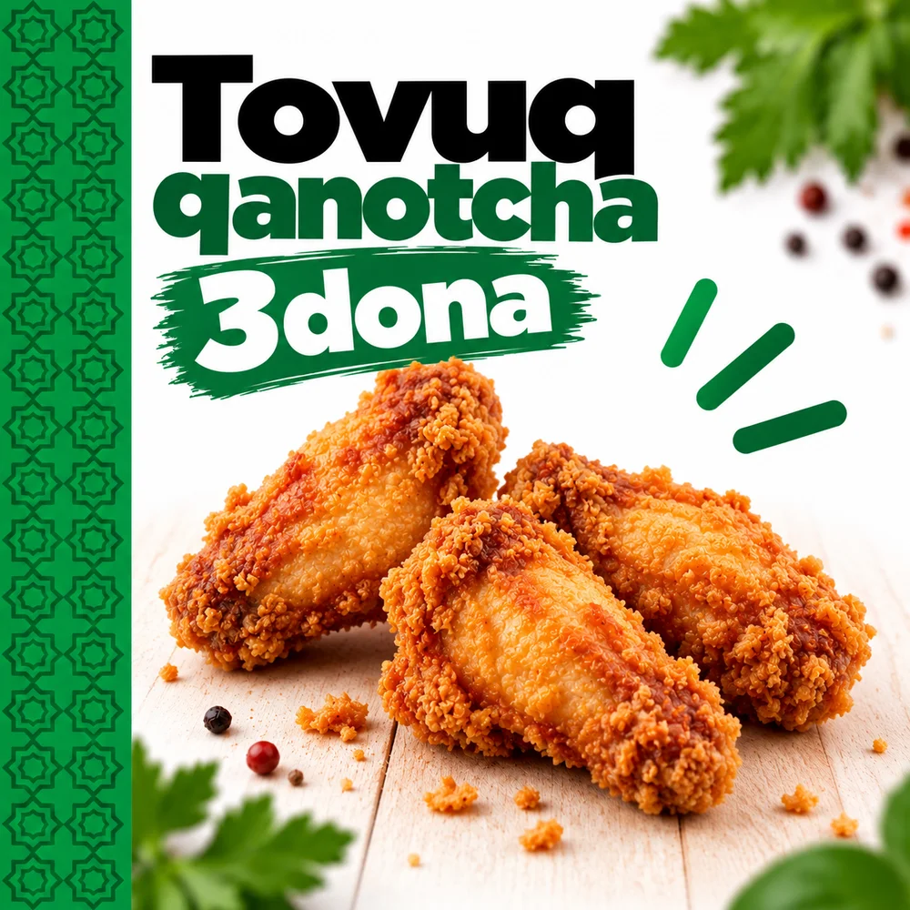 Tovuq qanotchalari 3 dona