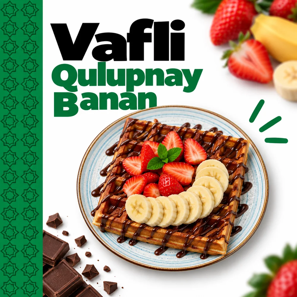 Vafli qulupnay-banan