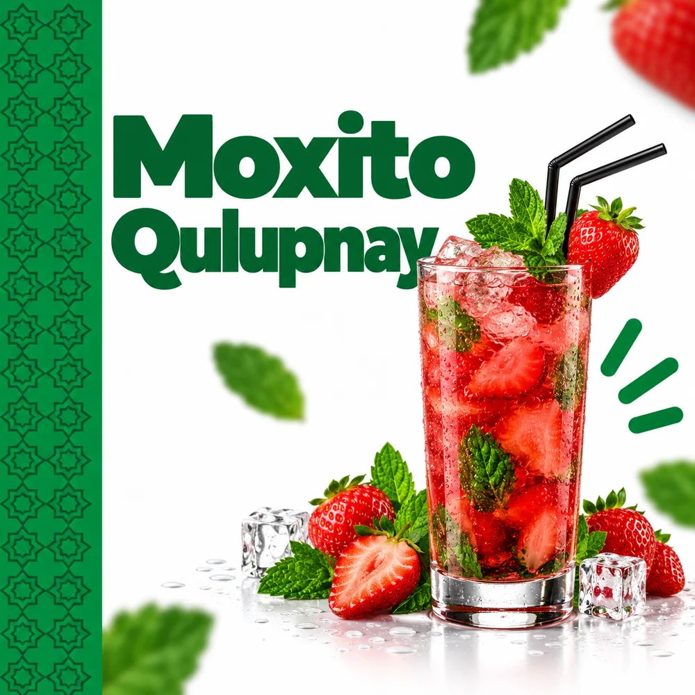 Moxito Stakan Qulupnay