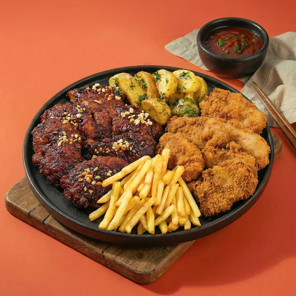 Большое комбо Yaxshi Chicken на  2-3 персоны