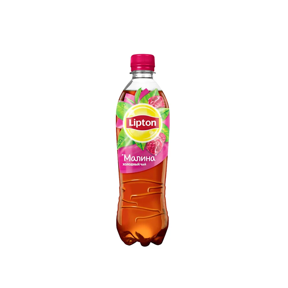 Липтон черный- малина 0.5л