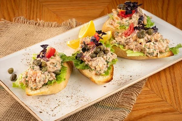 Rillette with Smoked Salmon and Baked Trout