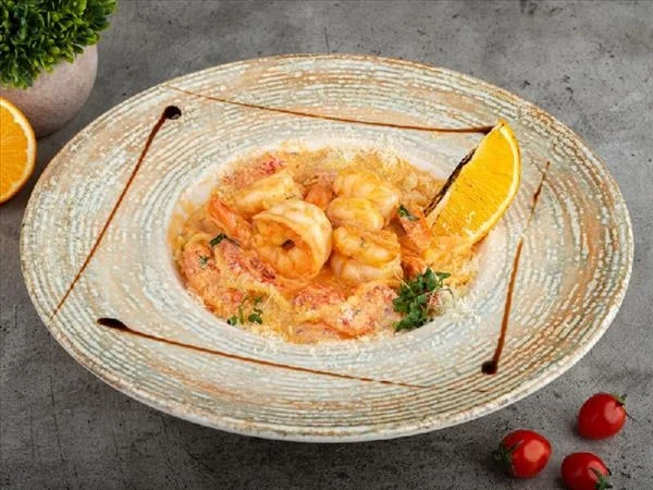 Паста с креветками