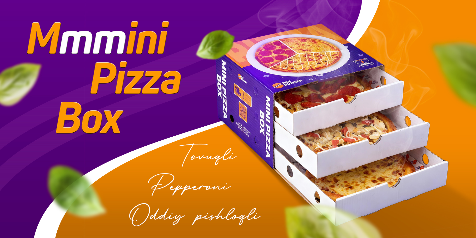 Mini Pizza Box