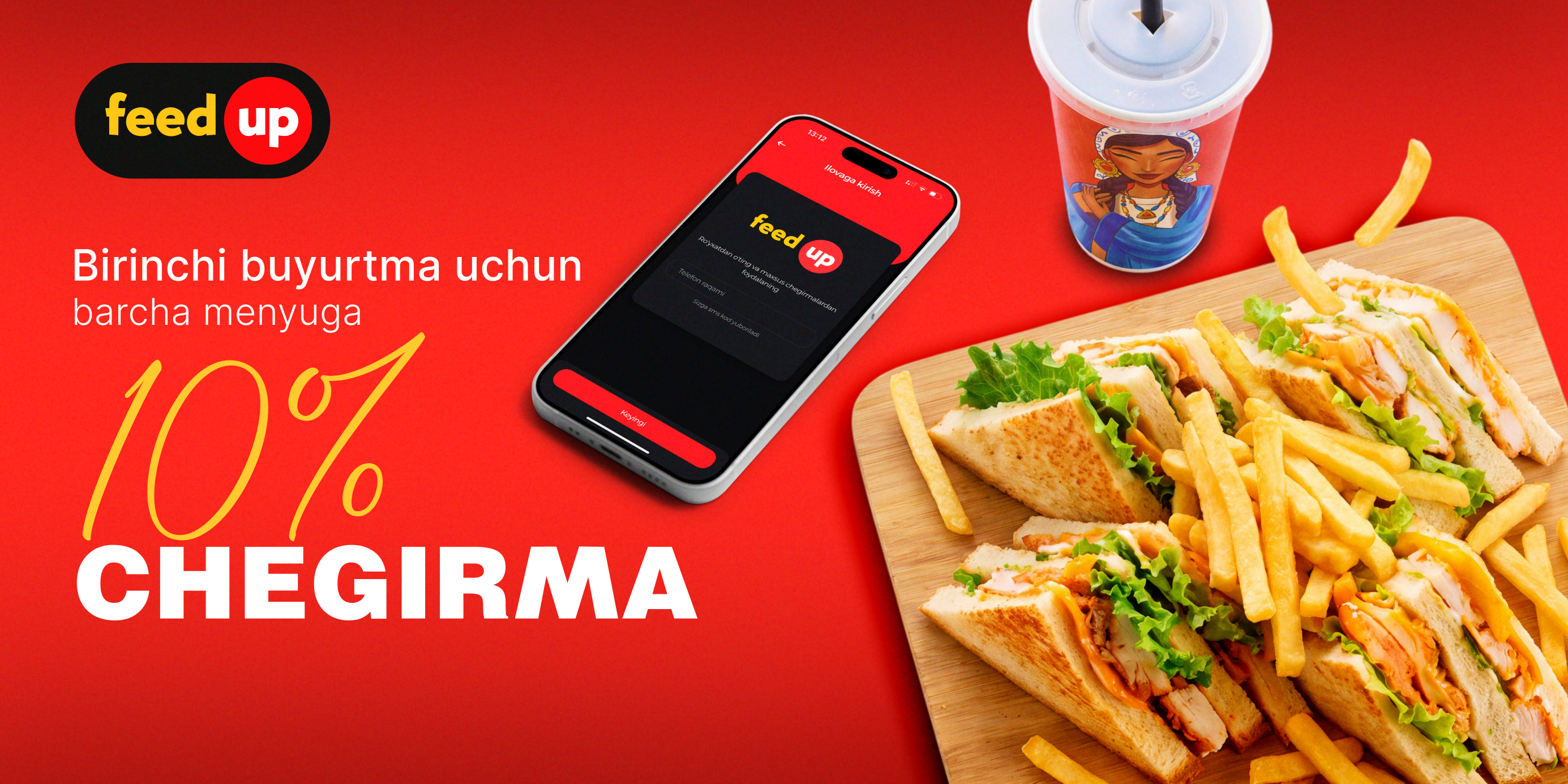 Feed Up dan 10% chegirma